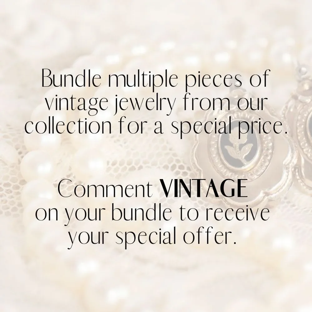 Vintage 1940s Milk Glass Floral Screw-Back Earrings Gold Tone